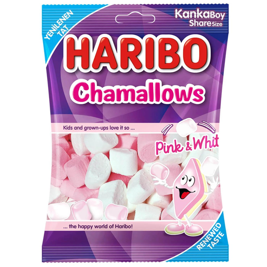 Haribo Chamallows Pink and White Marshmallows 70g