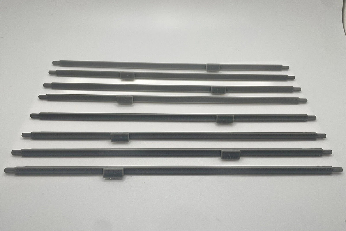VINTAGE KENNER STAR WARS Y Wing Engine 8X Struts Replacement Part REPRO 1983