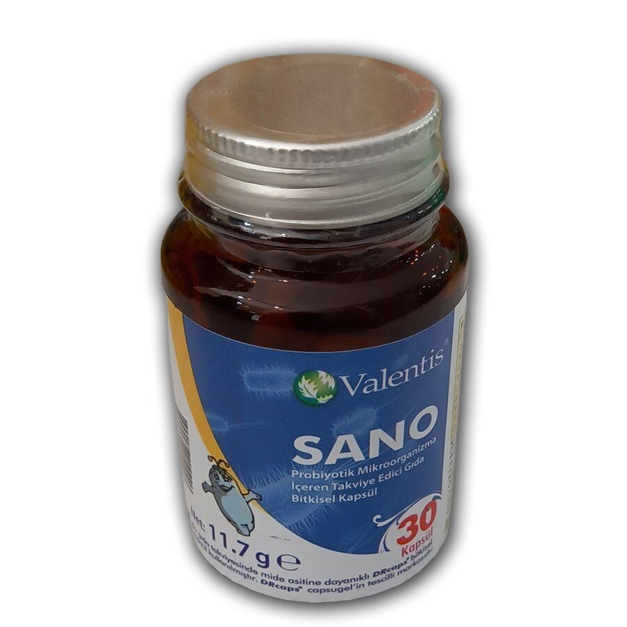 Valentis Sano Probiotic Capsule for Digestive Support 30 Count