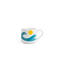 Ty Williams - Blue Waves - 12oz Crescent Mug