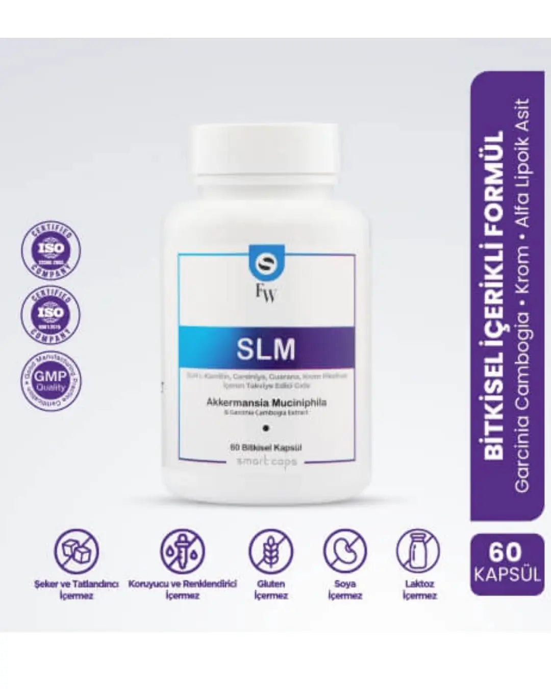 Smartcaps SLM Akkermansia & Garcinia Cambogia Extract 60 Capsules
