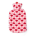 Smart Home Hot Water Bottle with Heart Pattern Cover 2L