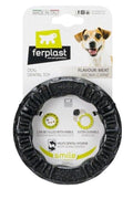 Ferplast Smile Meat Flavored Ring Dog Toy Black Small
