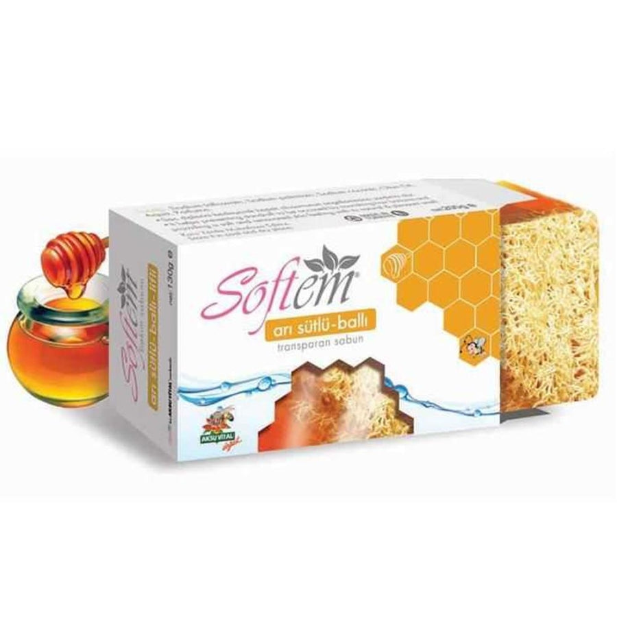 Softem Royal Jelly & Honey Transparent Soap for Nourished Skin 130g