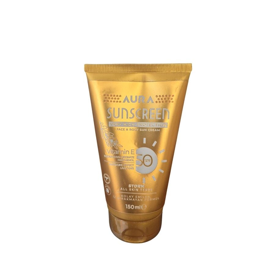 Storm Vitals Aura Sunscreen Cream SPF 50 Face & Body 150ml