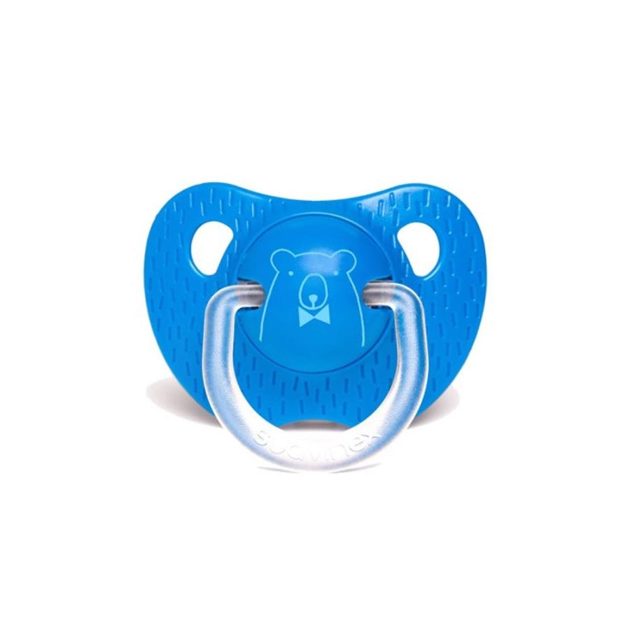 Suavinex Evolution Orthodontic Silicone Pacifier Bear Navy 6-18M