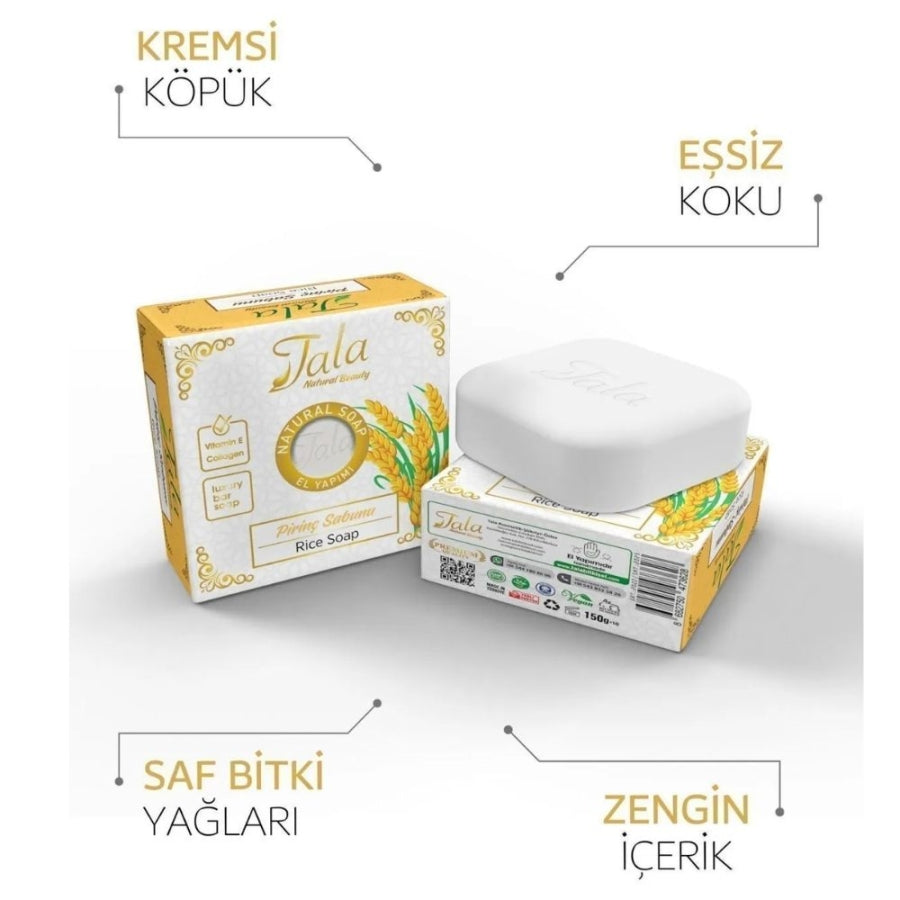 Tala Rice Soap Natural Skin Brightening Bar 150g