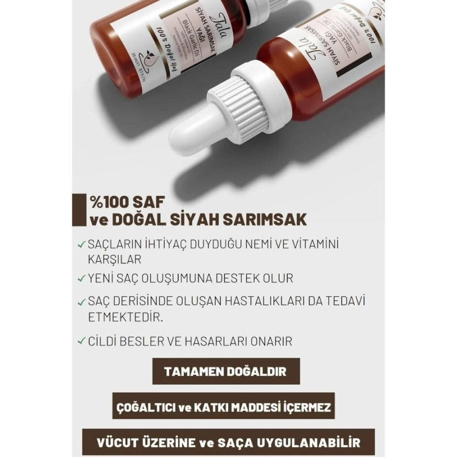 Tala Black Garlic Oil Cold Pressed Scalp Care 20ml