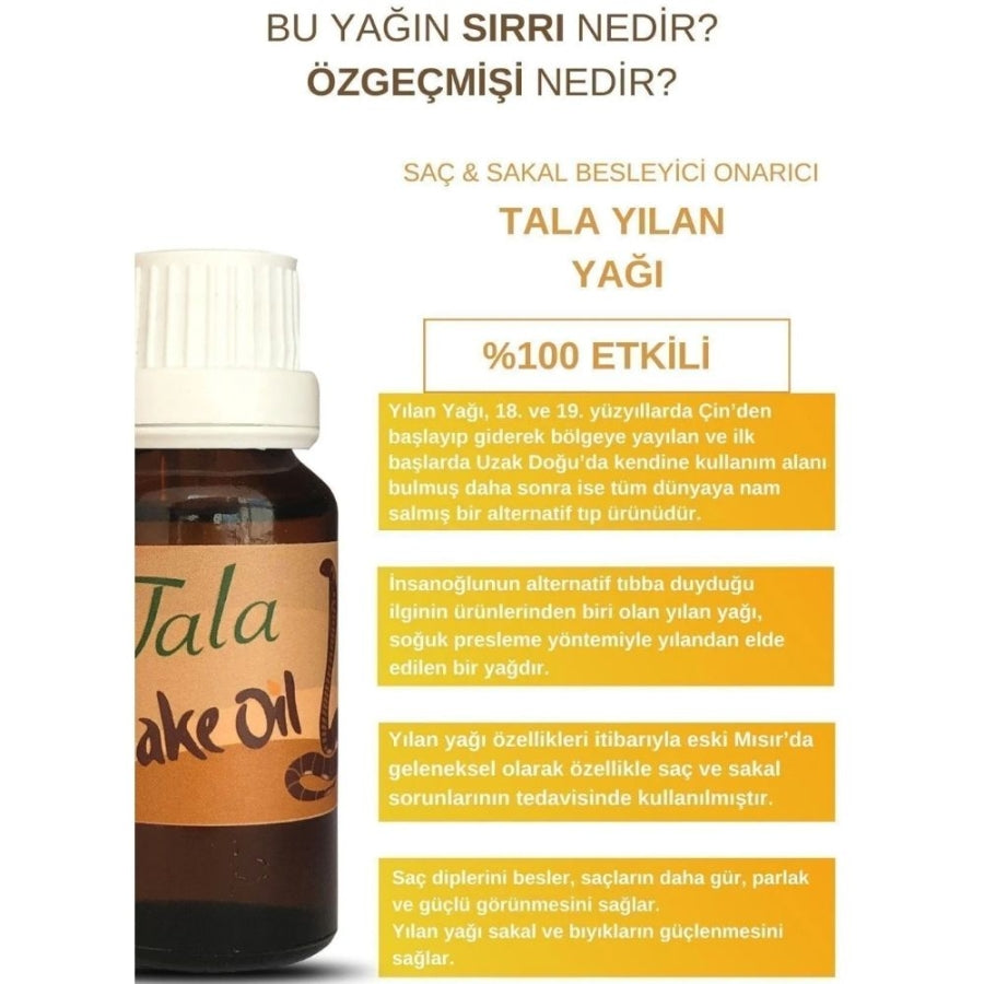 Tala Snake Oil Hair and Skin Nourishing Serum 20ml