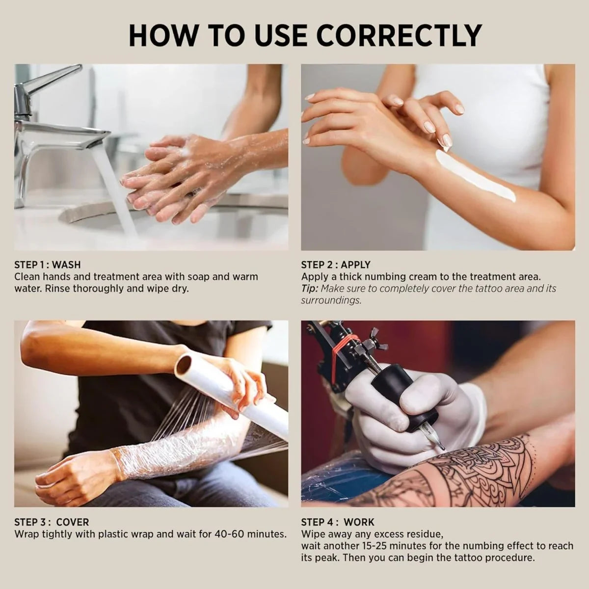 Tattoo Numbing Cream - .35 oz