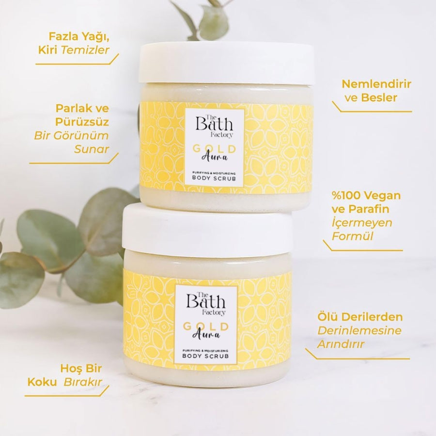 The Bath Factory Gold Aura Nourishing Body Scrub 300g