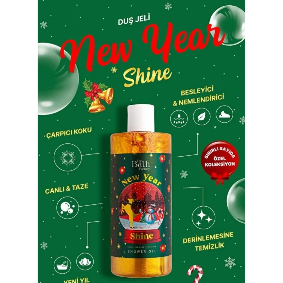 The Bath Factory New Year Shine Shimmer Body Wash 400 ml