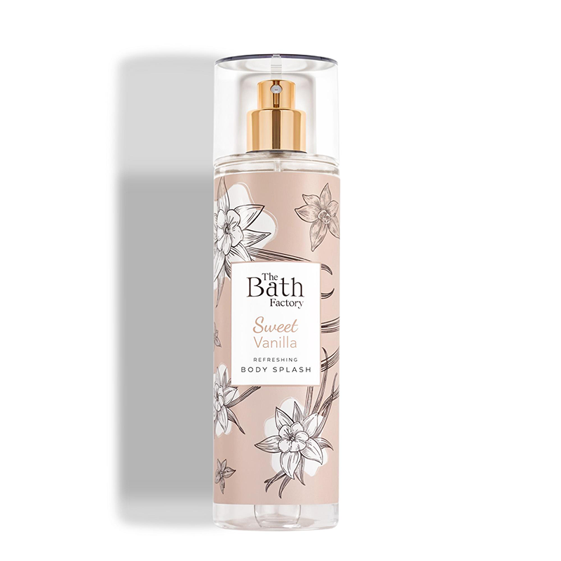 The Bath Factory Sweet Vanilla Body Spray for Warm Warmth 200 ml