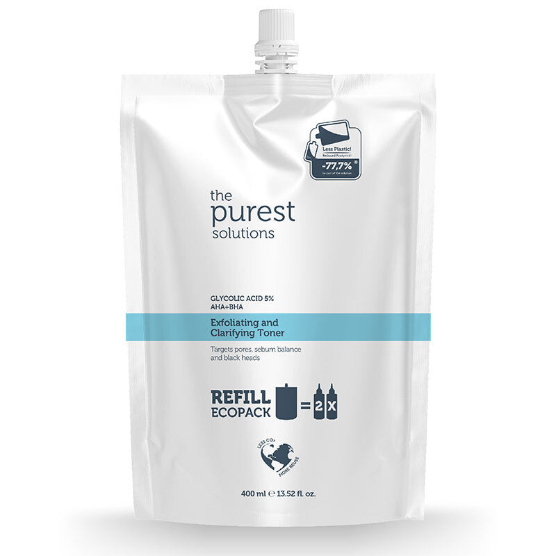 The Purest Solutions Exfoliating & Clarifying Toner Refill 400 ml