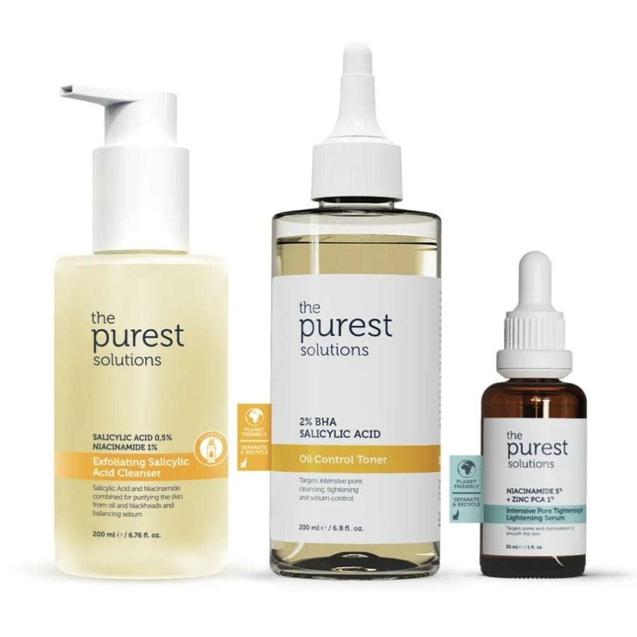 The Purest Solutions Pore Refining Skincare Set for Oily Skin