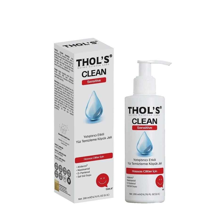Thols Clean Sensitive Cleansing Foam Gel Soothing Formula 200ml