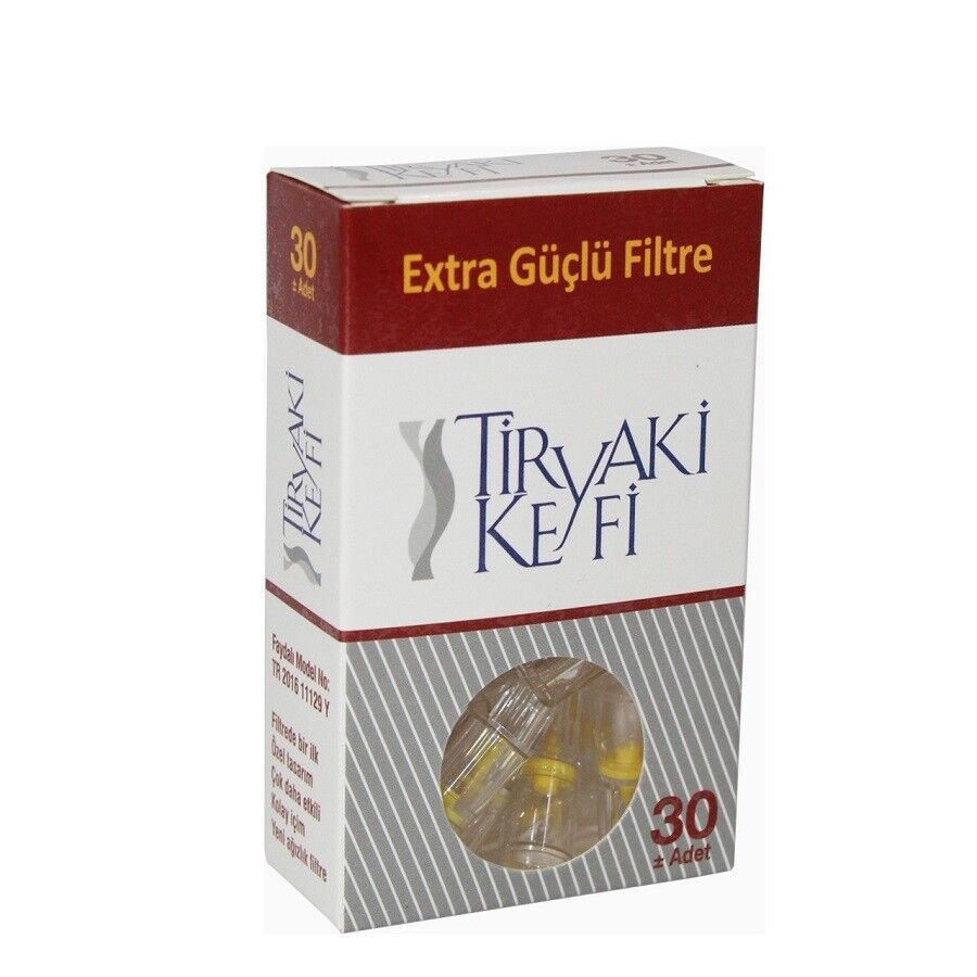 Tiryaki Keyfi Filtered Mouthpiece Tips 30 Pieces