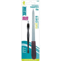 Trim Sapphire Nail File with Cuticle Pusher Tool