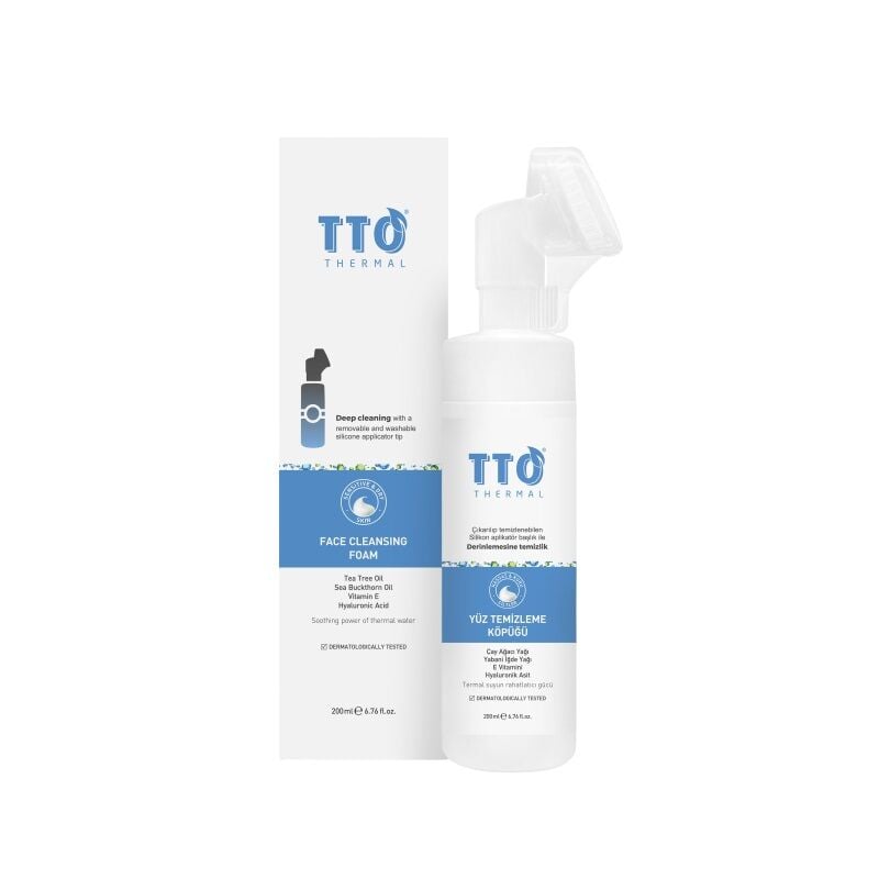 TTO Thermal Face Cleansing Foam with Applicator 200 ml