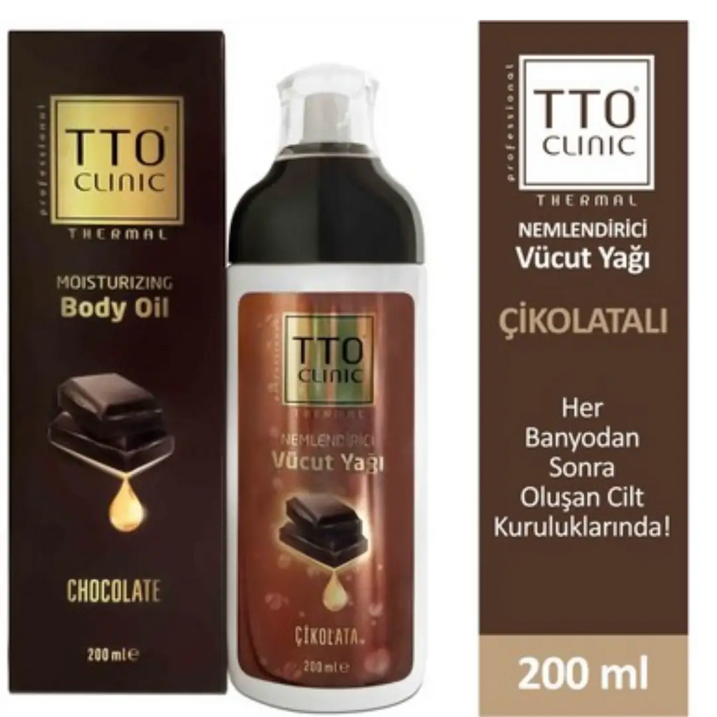 TTO Clinic Chocolate Body Oil for Smooth Skin 200 ml