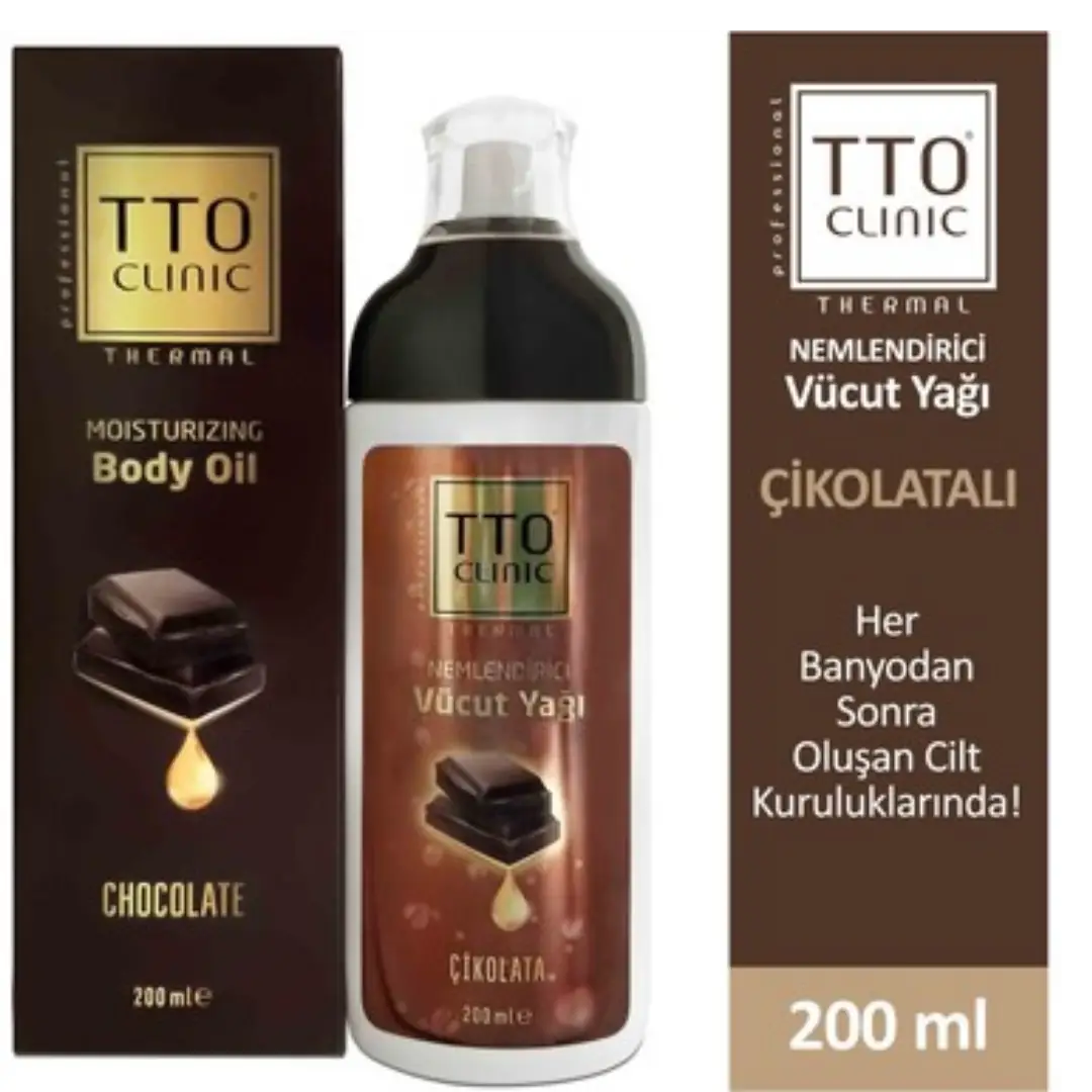 TTO Clinic Chocolate Body Oil for Smooth Skin 200 ml