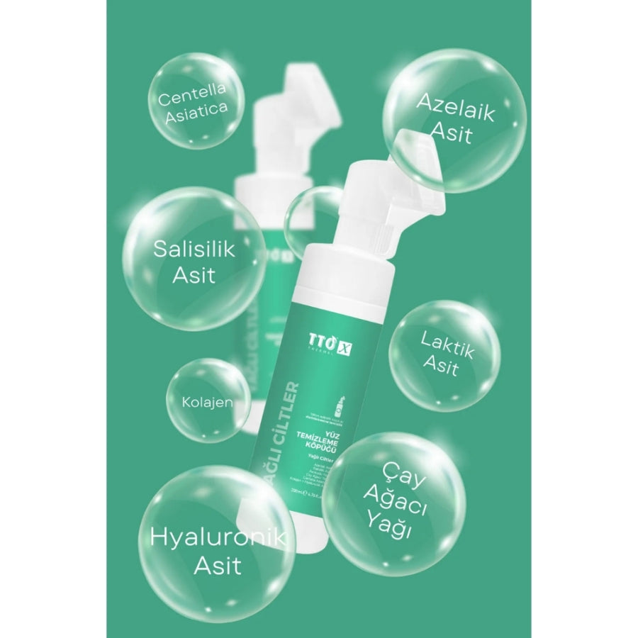 Tto Kozmetik TTO-X Face Cleansing Foam for Oily Skin 200 ml