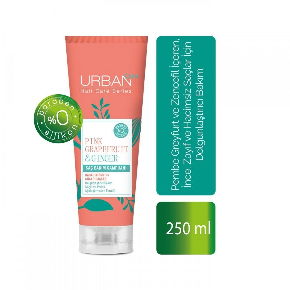 Urban Care Pink Grapefruit & Ginger Volumizing Shampoo 250 ml