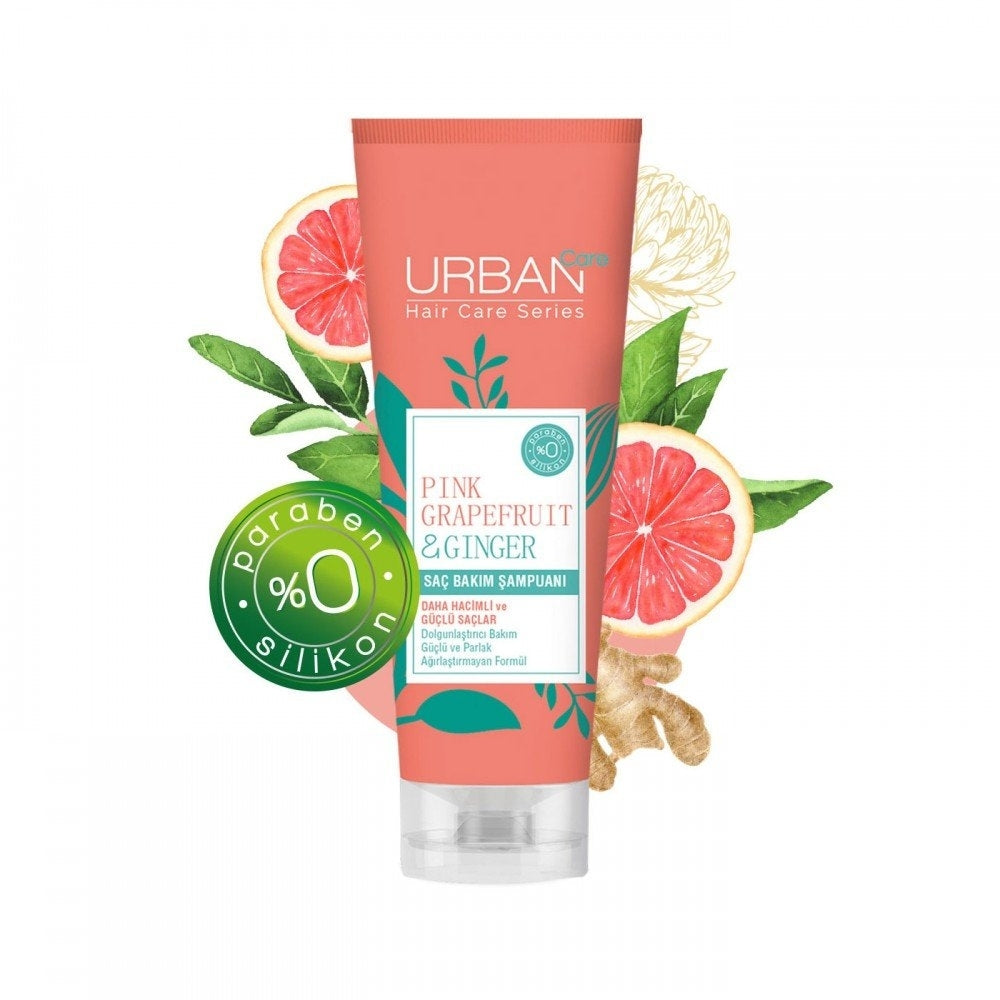 Urban Care Pink Grapefruit & Ginger Volumizing Shampoo 250 ml