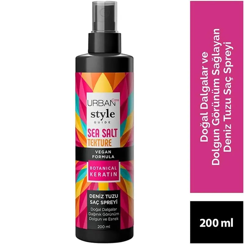 Urban Care Sea Salt Hair Spray for Textured Waves 200 ml