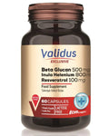 Validus Beta Glucan 500 mg & Resveratrol Complex 60 Capsules