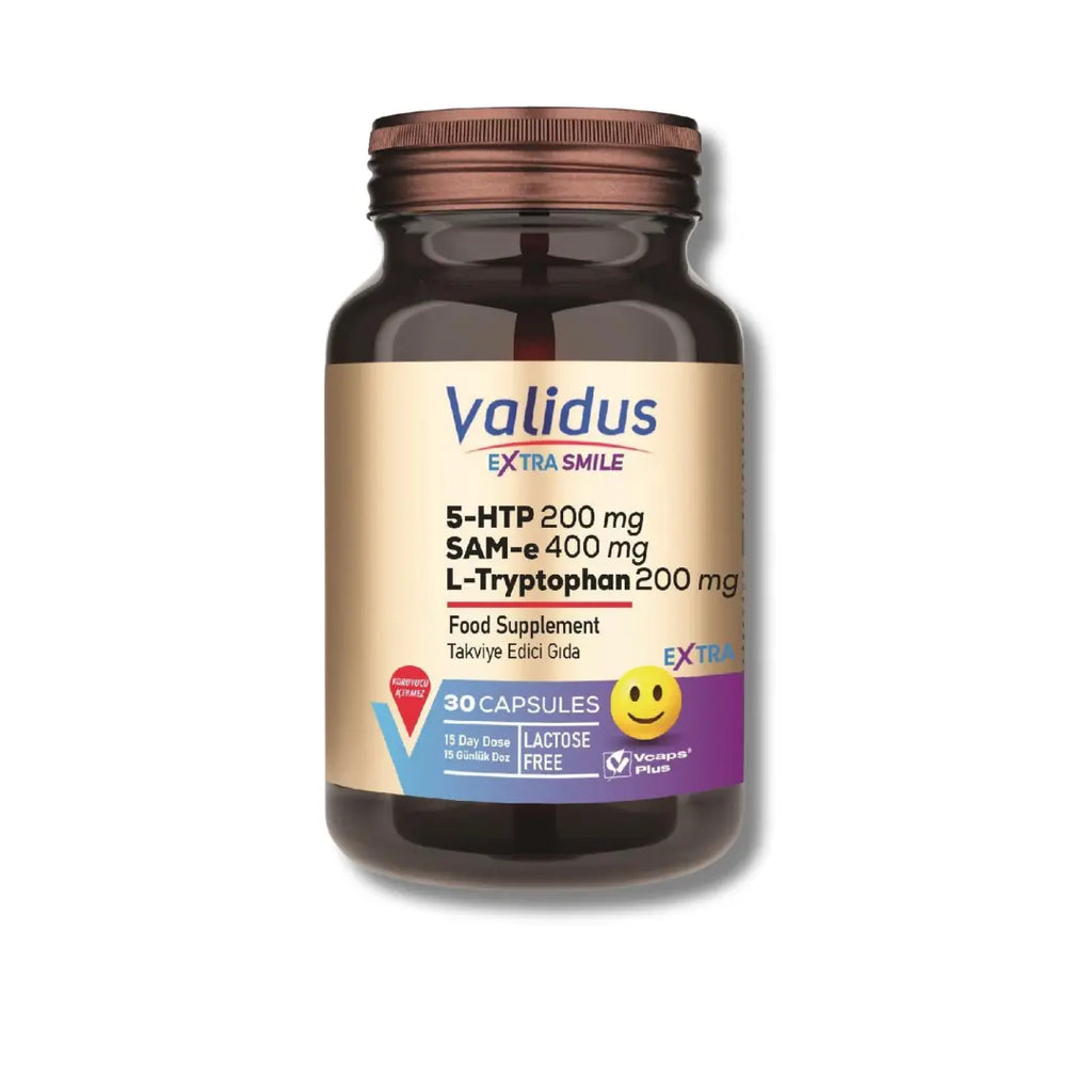 Validus Extra Smile 5-HTP & L-Tryptophan Complex 30 Capsules