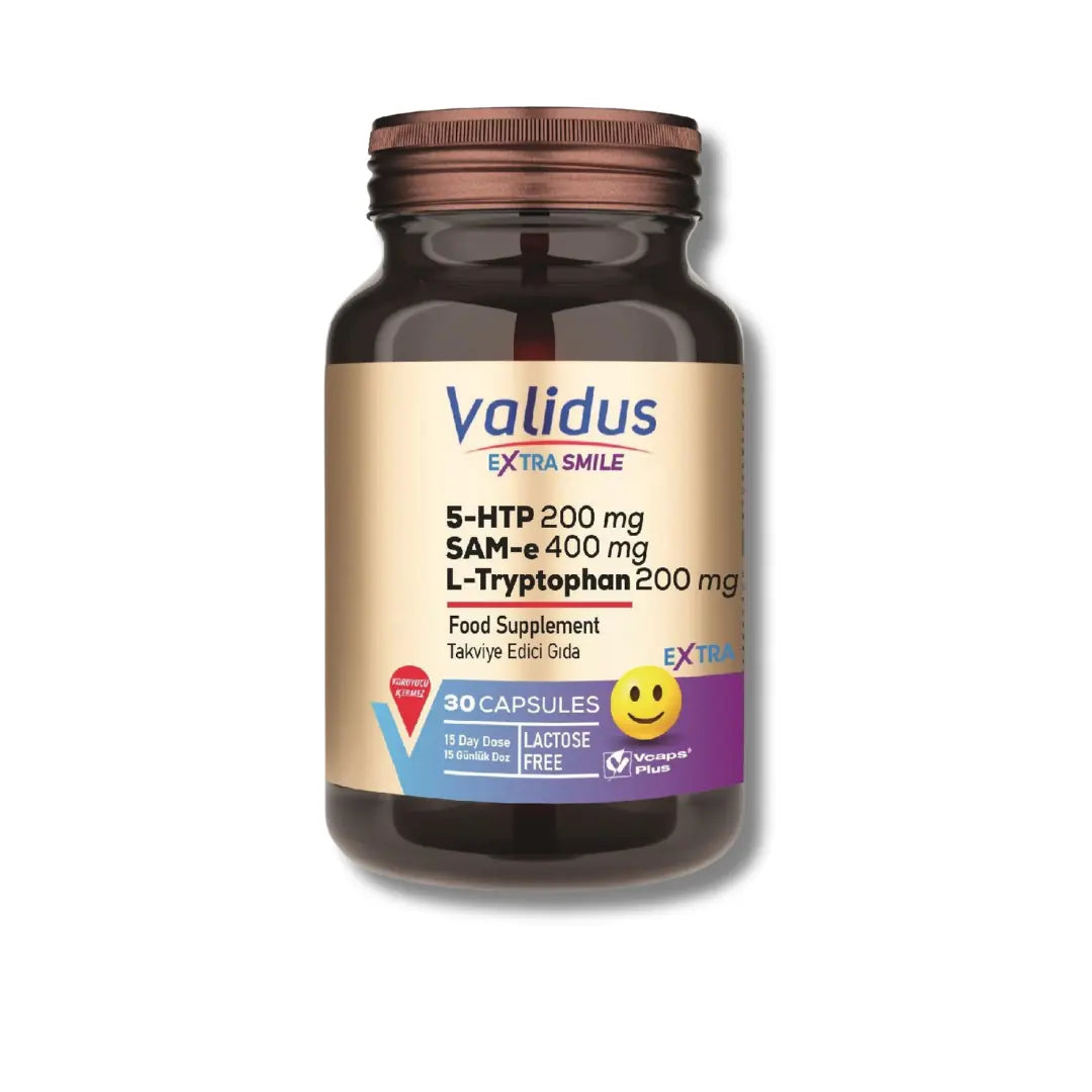 Validus Extra Smile 5-HTP & L-Tryptophan Complex 30 Capsules