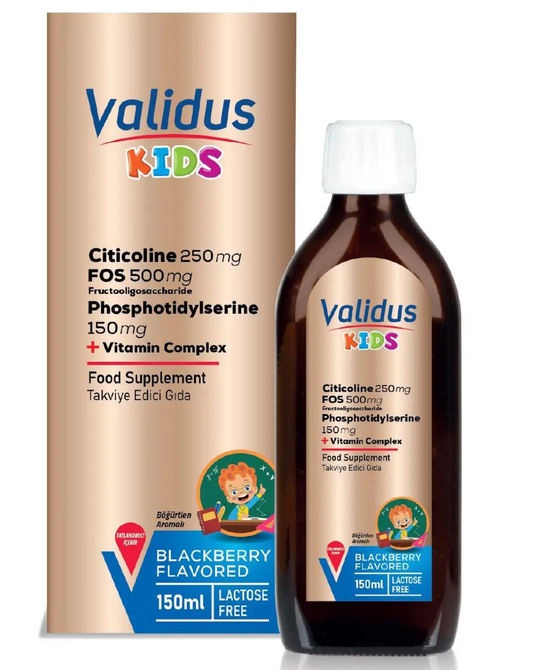 Validus Kids Citicoline & Phosphatidylserine Syrup 150 ml