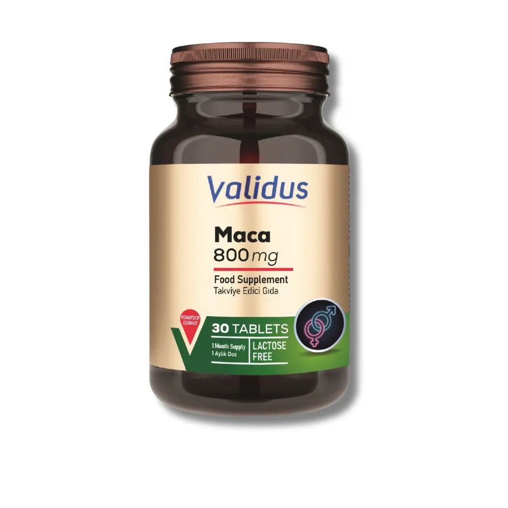 Validus Maca 800 mg Dietary Supplement 30 Tablets