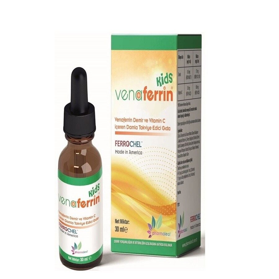 Pharmaleaf Venaferrin KIDS Iron & Vitamin C Drops 30ml