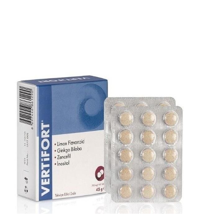 Beka Pharma Vertifort Dietary Supplement with Ginkgo 30 Tablets