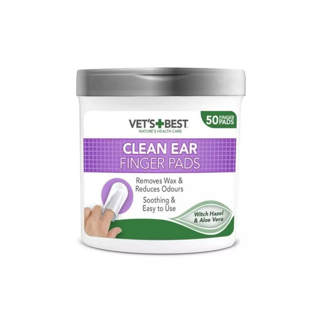 Vet's Best Ear Cleansing Pads with Witch Hazel & Aloe 50 Count