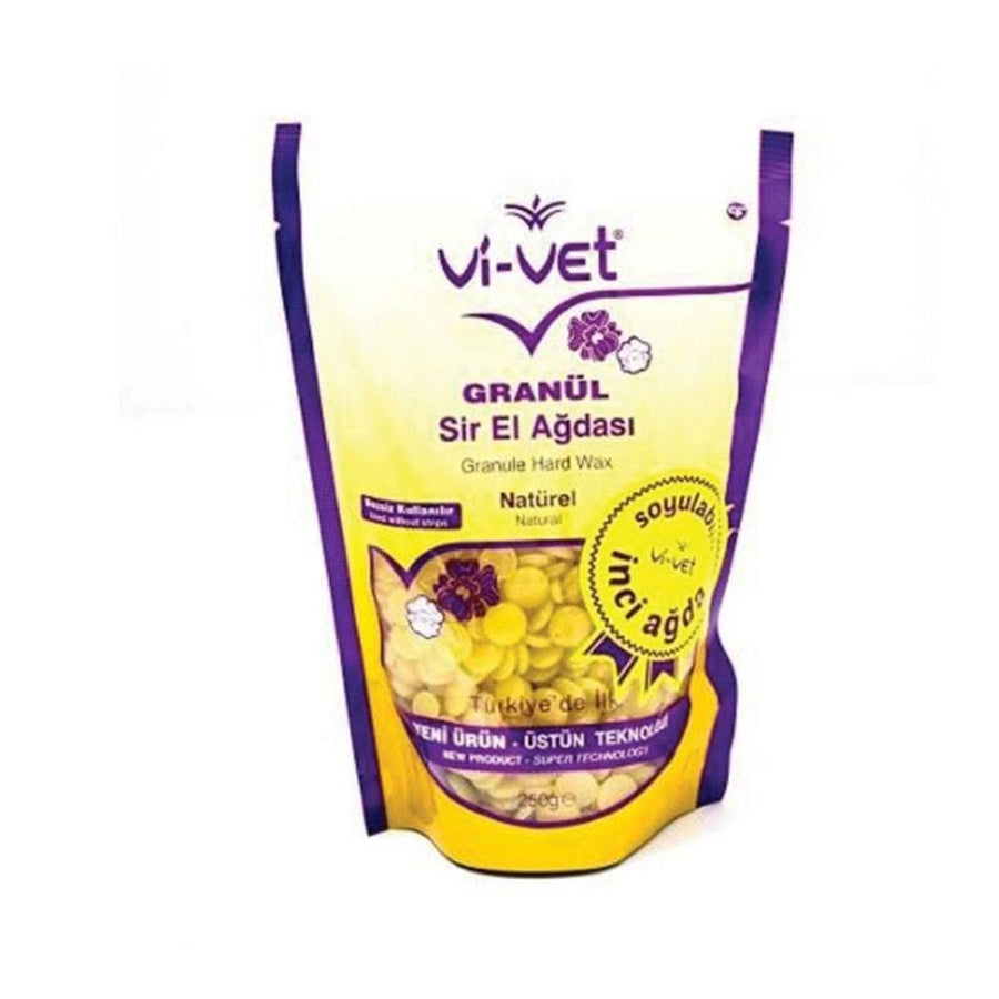 Vi-Vet Natural Granule Hard Wax for Sensitive Areas 250g