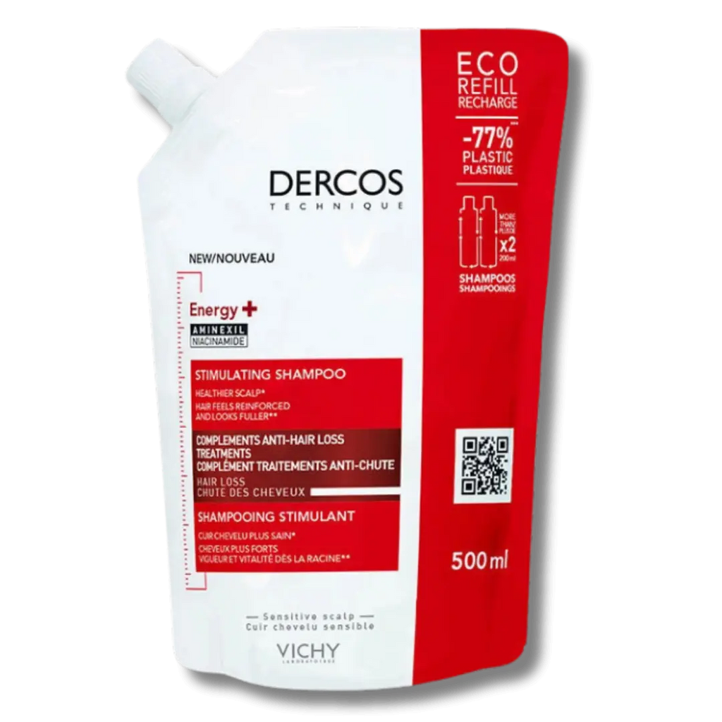 Vichy Dercos Energising Shampoo for Thinning Hair Refill 500 ml