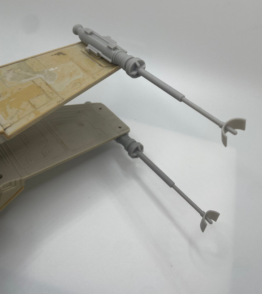 Vintage Star Wars Kenner X Wing Cannons Reproduction Replacement Part 1978 1995