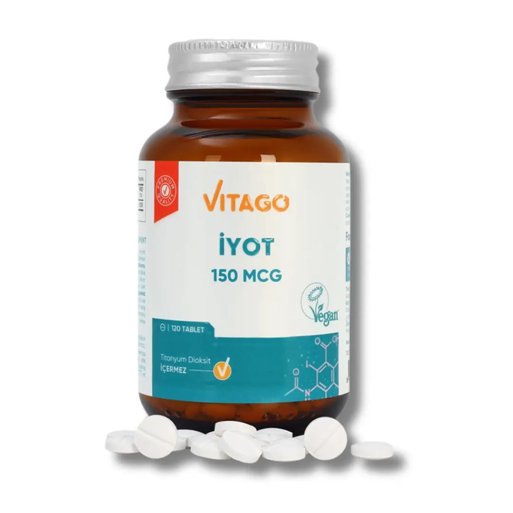 Vitago Premium Iodine 150 MCG Daily Supplement 120 Tablets
