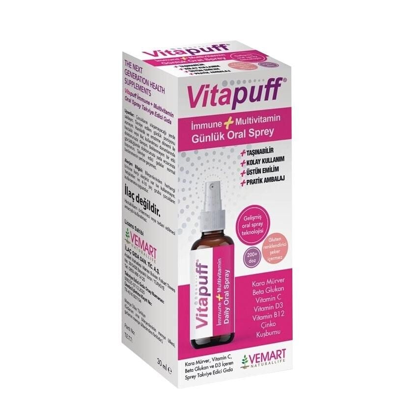 Vemart Naturallife Vitapuff Immune Multivitamin Oral Spray 30ml
