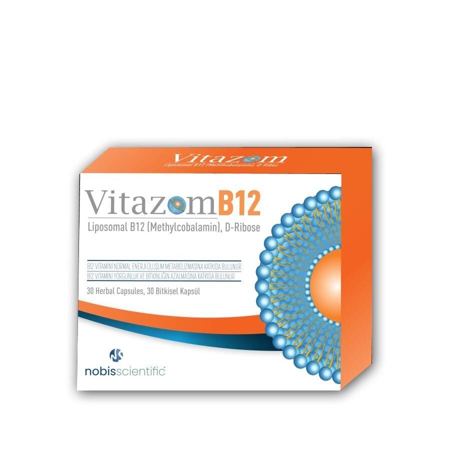 Nobis Scientific Vitazom Liposomal B12 with D-Ribose 30 Capsules