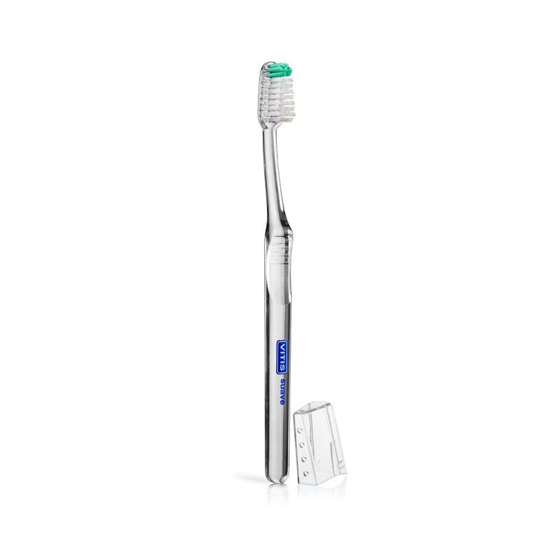 Vitis Soft Toothbrush for Effective Plaque Removal 1 Unit
