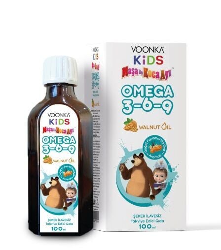 Voonka Kids Masha & The Bear Omega 3-6-9 Walnut Oil 100ml