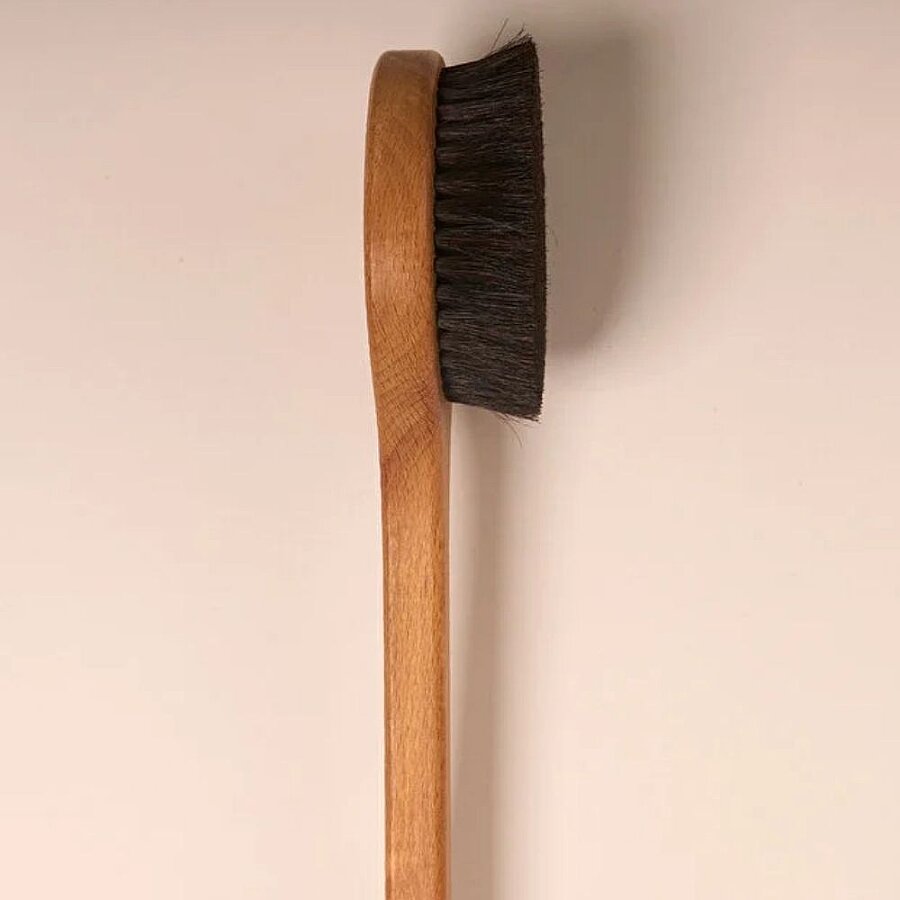 Vose 100% Natural Horse Hair Body Brush for Smooth Skin