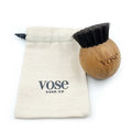 Vose Natural Face Brush Black Ball for Gentle Exfoliation