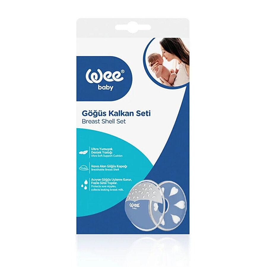 Wee Baby Breast Shield Set for Nipple Protection 2 Count