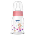 Wee Baby Classic Glass Baby Bottle Pink 125ml