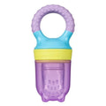 Wee Baby Silicone Fruit Feeder for Safe Self-Feeding 6+ Months Purple